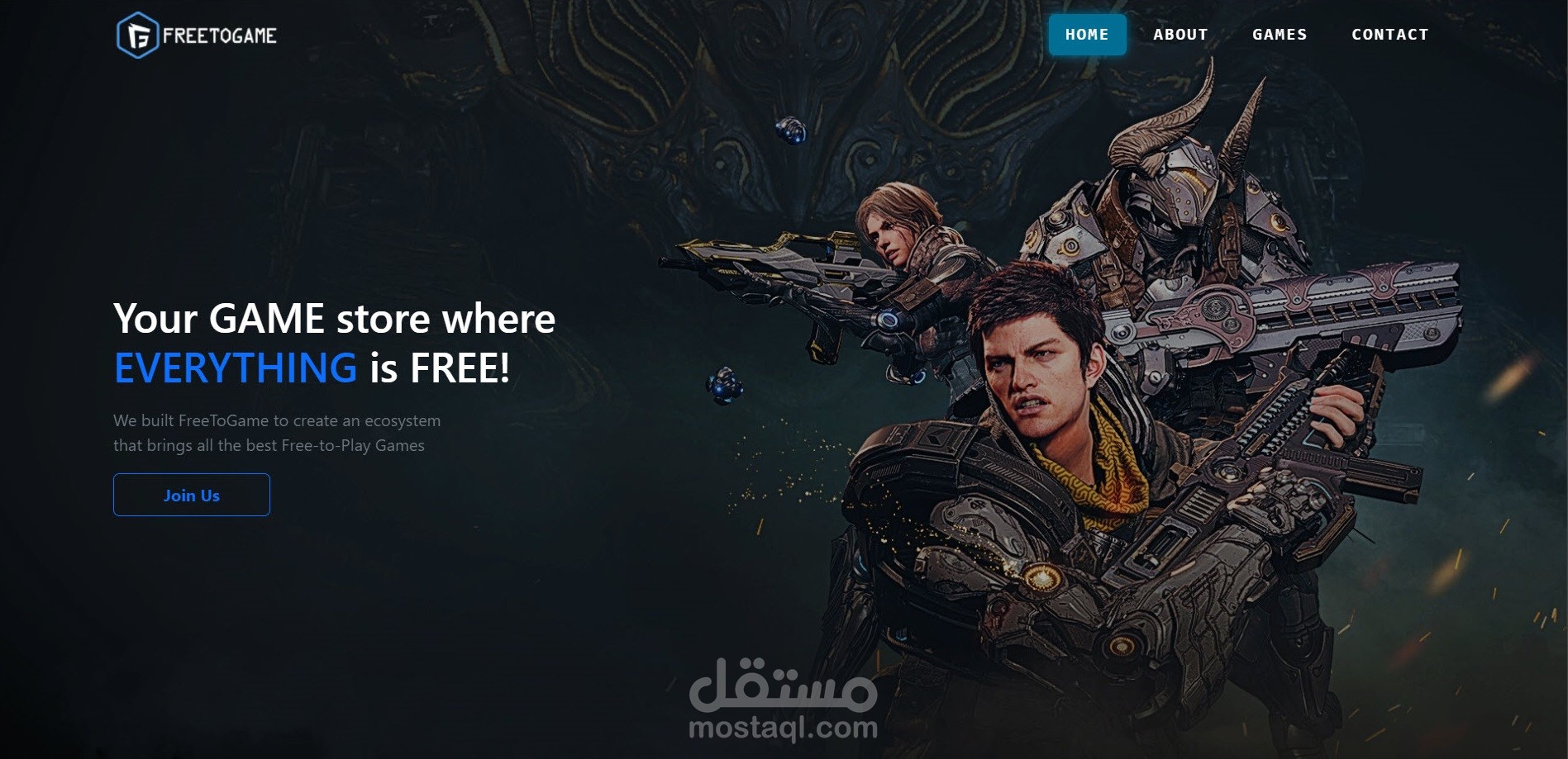 Free to Game – منصة استكشاف ألعاب مجانية بتقنيات بسيطة وأداء قوي