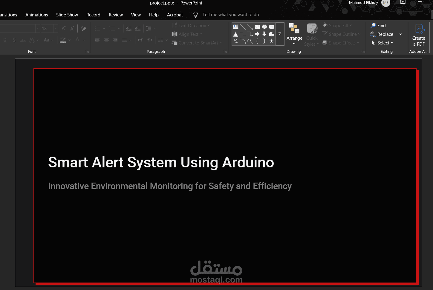 power point about project arduino