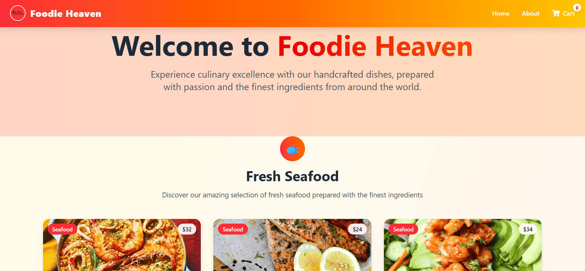 Food Ordering App & Smart Cart System