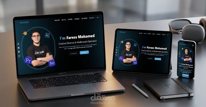 Professional Video Editor Portfolio Website