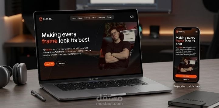 Clipline Team | Video Editors Portfolio Website
