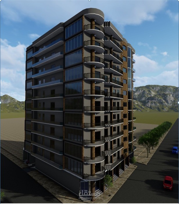 تصميم إنشائي لمبنى سكني