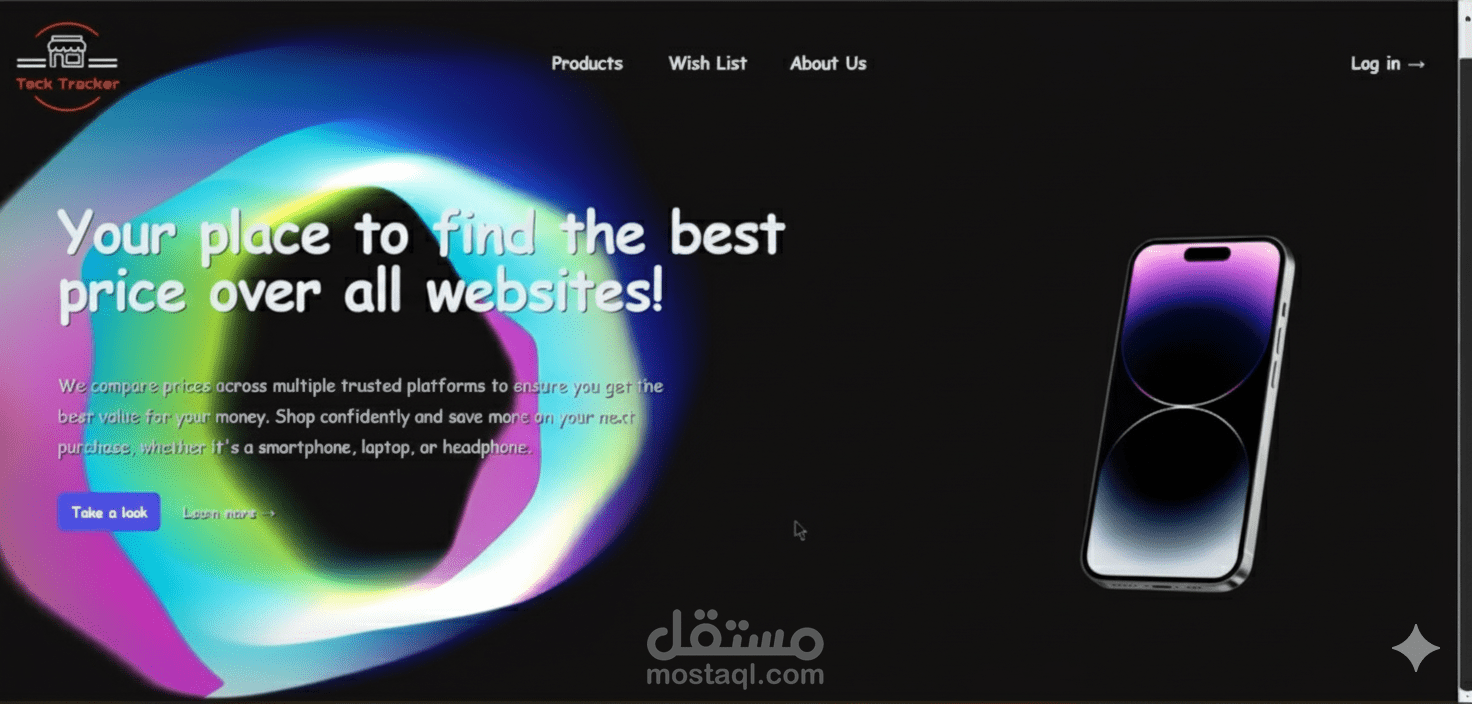 Tech Tracker website