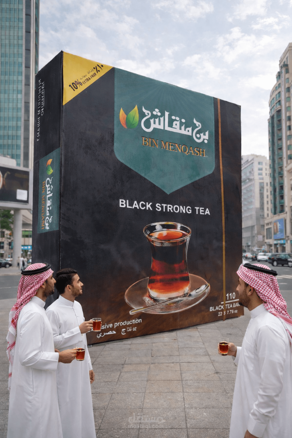 اعلان بصيغة cgi لمنتج شاي