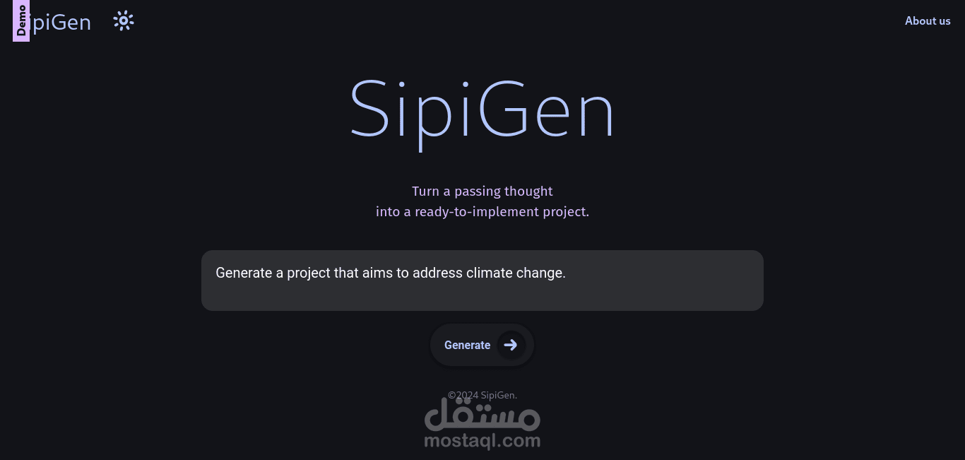 تطبيق ويب لتوليد مبادرات مجتمعية باستخدام الذكاء الاصطناعي