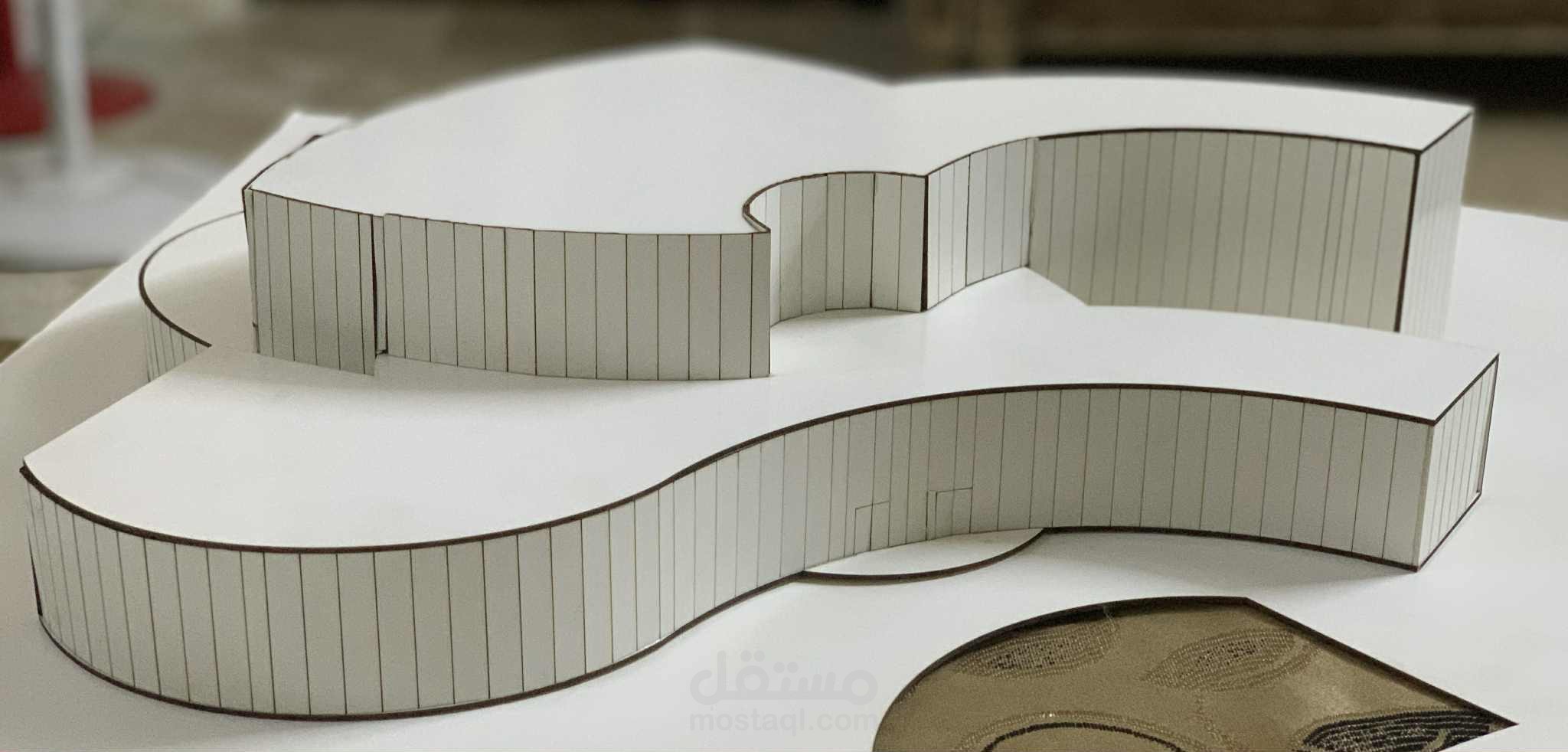 مجسم معماري لمركز علاجي استجمامي