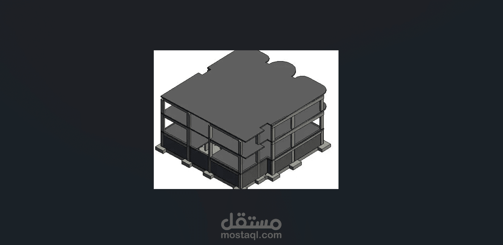 تصميم مشروع سكني ريفي حديث