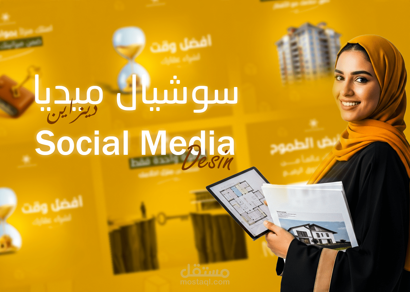 ٍSocial Media Design for El Aqtar Realestate | تصاميم سوشيال ميديا ديزاين لشركة الأقطار العقارية