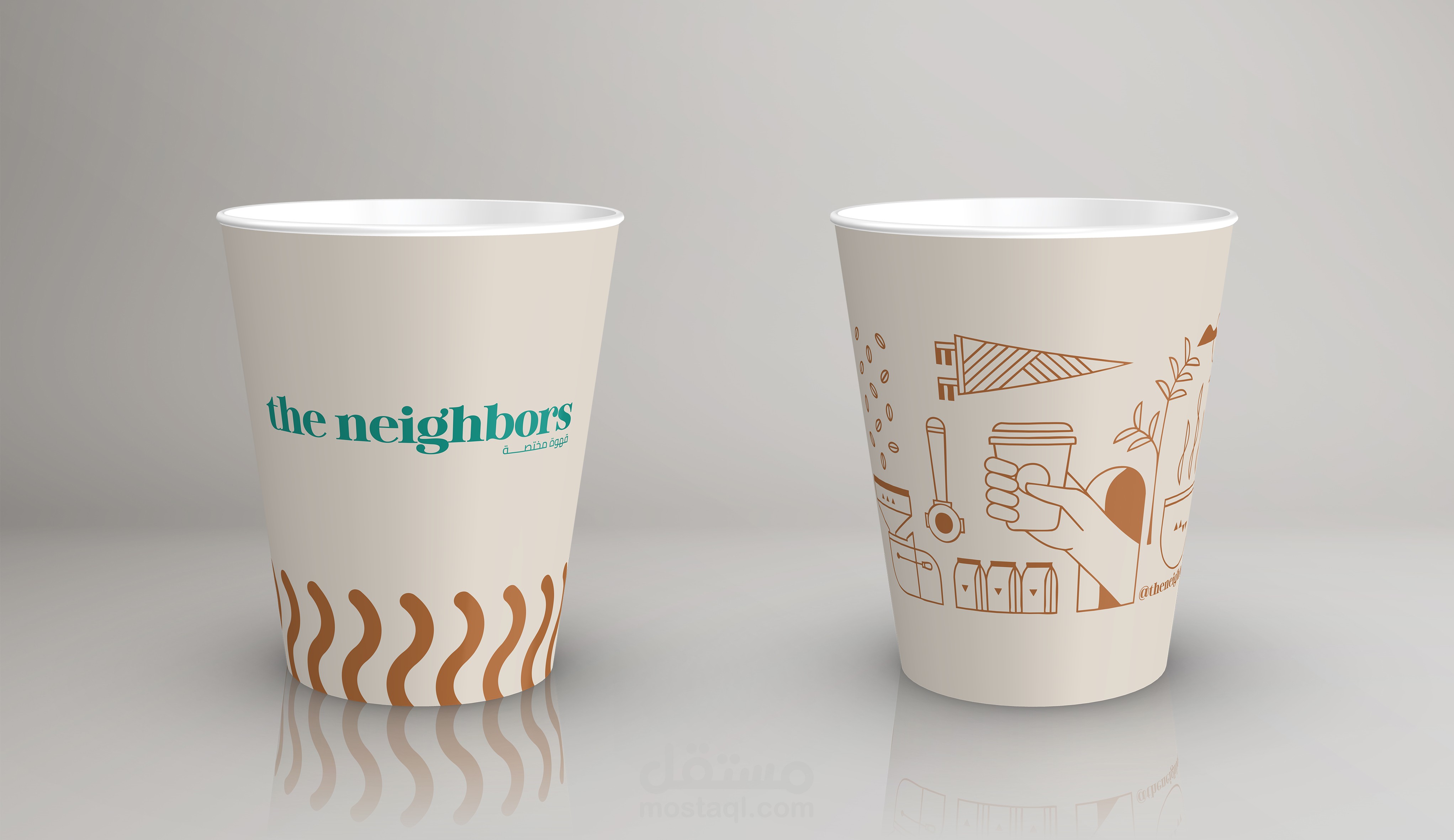 تصميم مواد التعبئة والتغليف- the neighbors