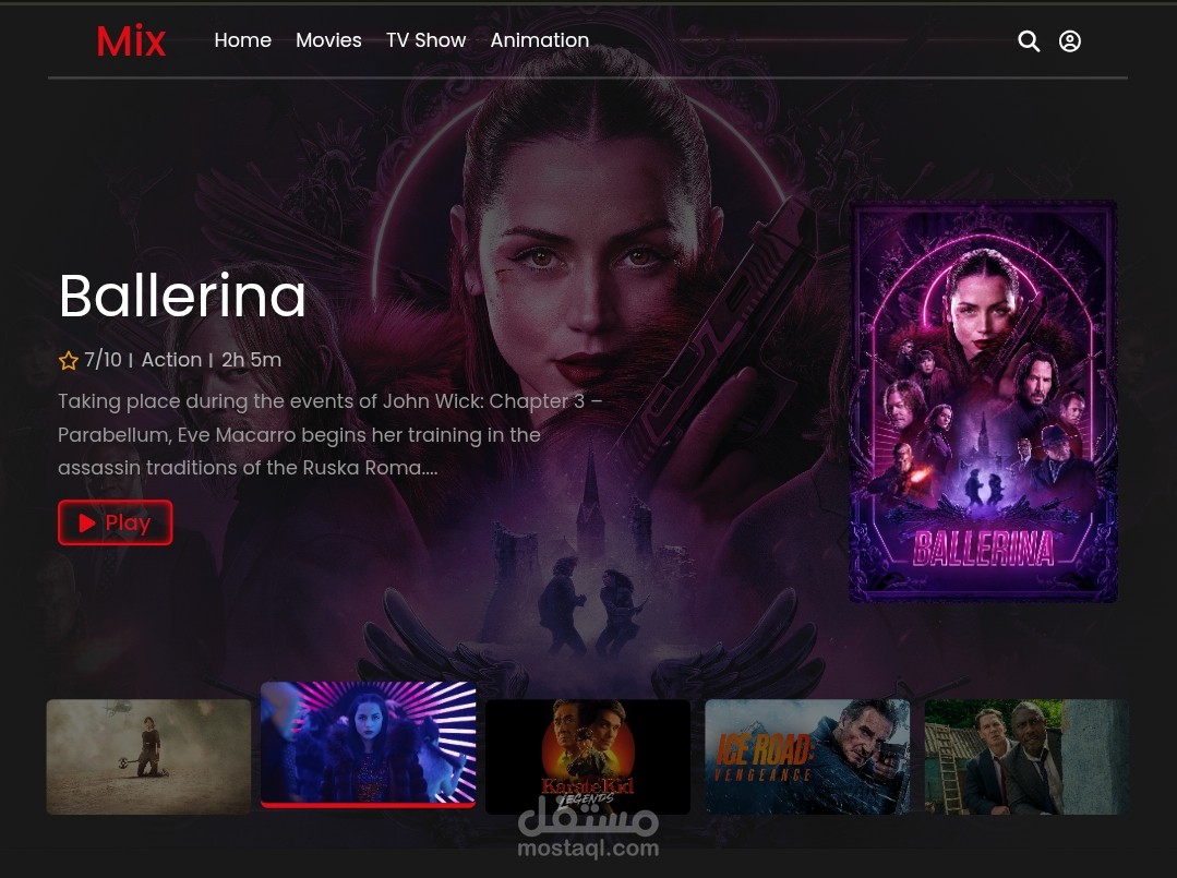 Frontend Streaming Movies Platform