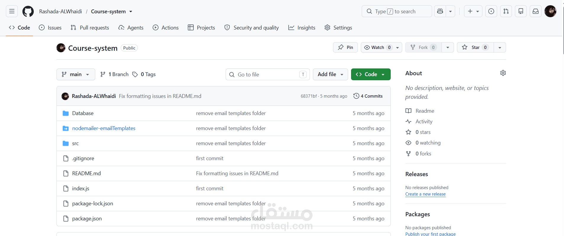 Course Management System