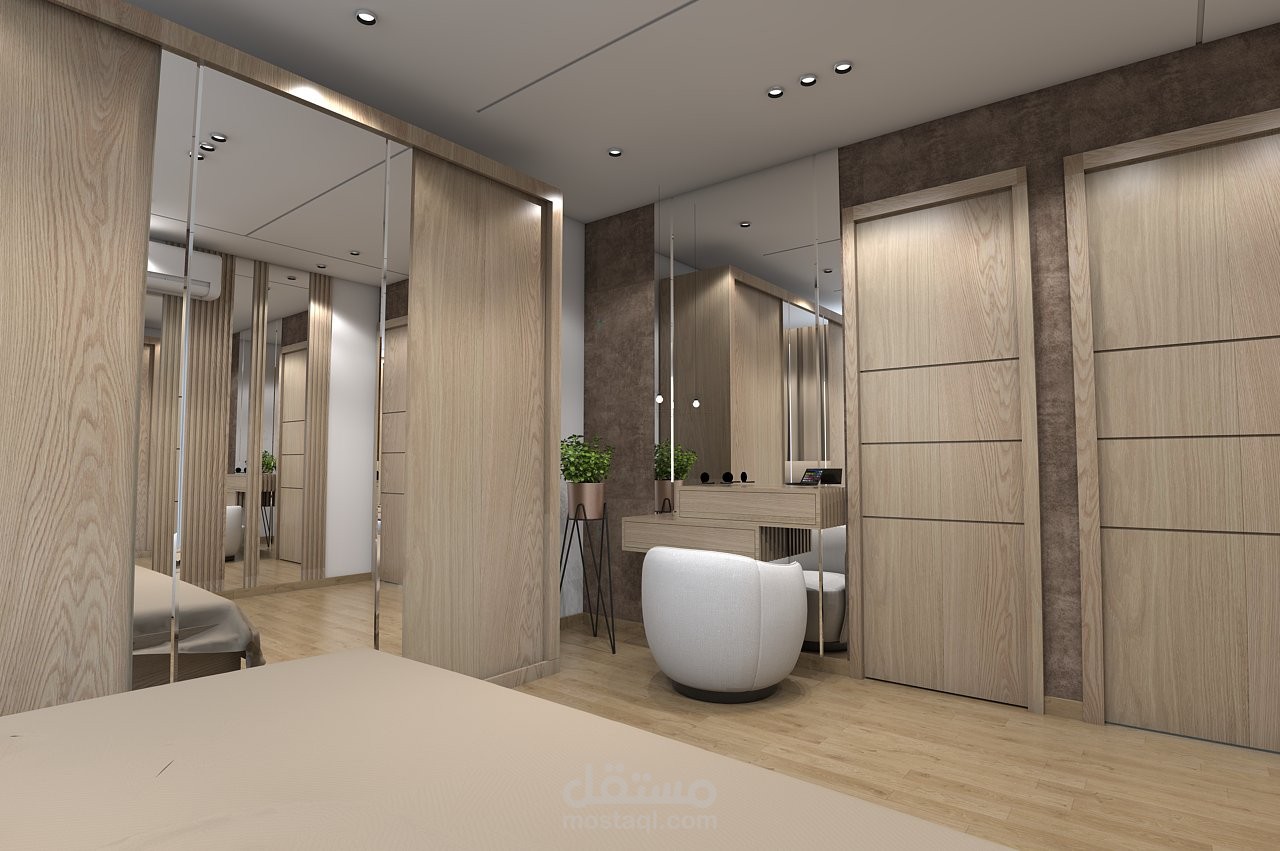 غرفة نوم صغيرة