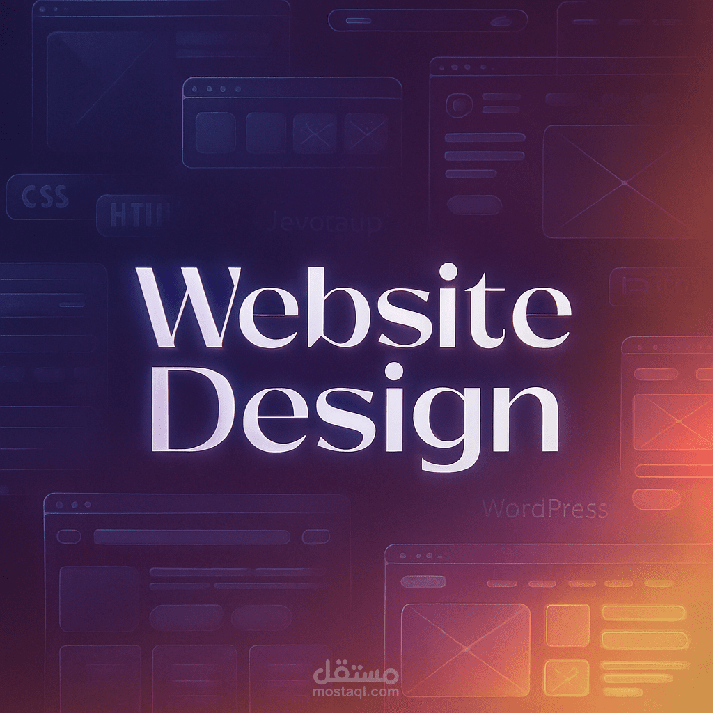 تصميم وتطوير مواقع ويب مبتكرة وجذابة
