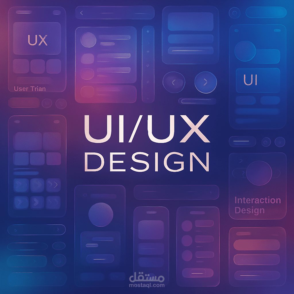 تصميم واجهات وتجربة مستخدم مبتكرة (UI/UX Design)
