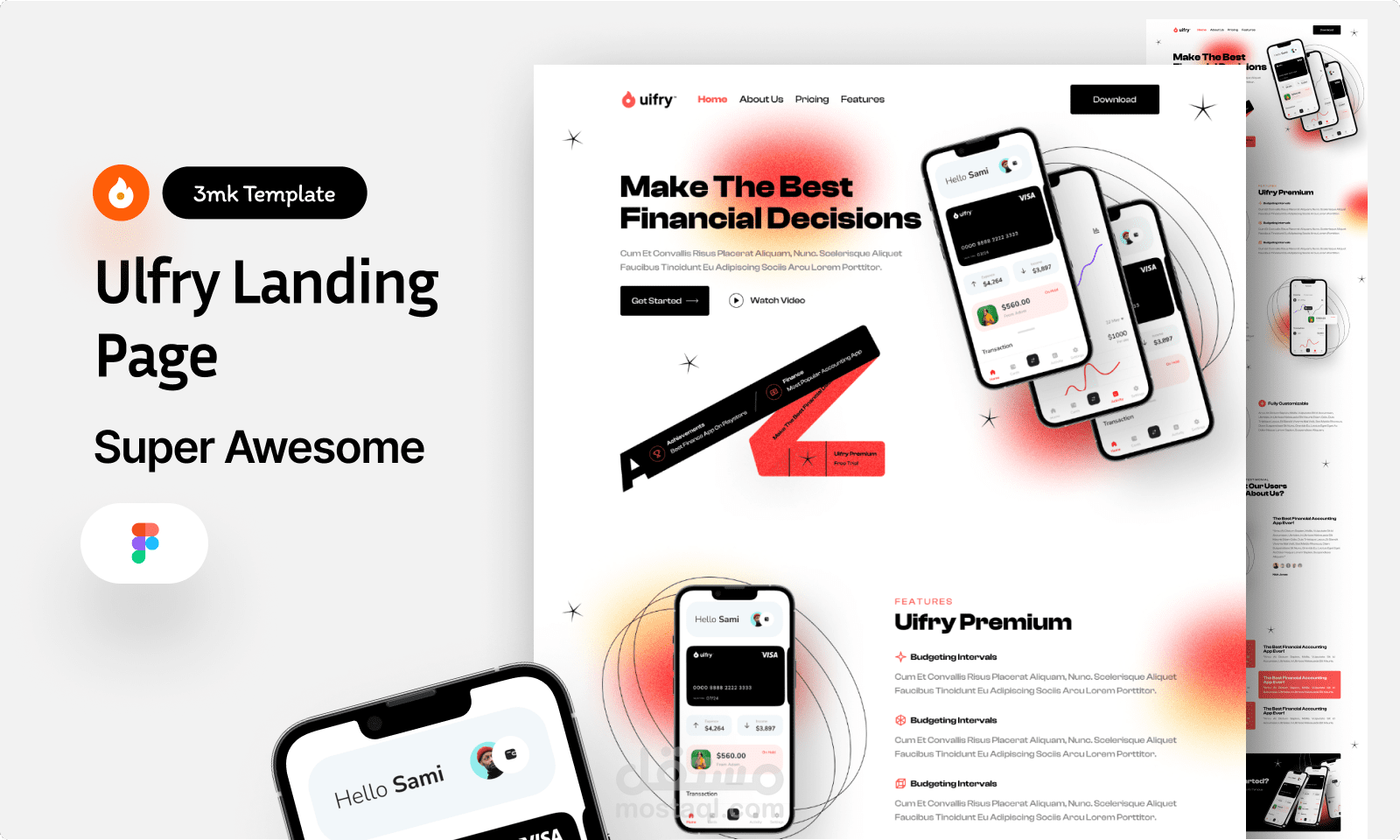 Uifry Landing Page