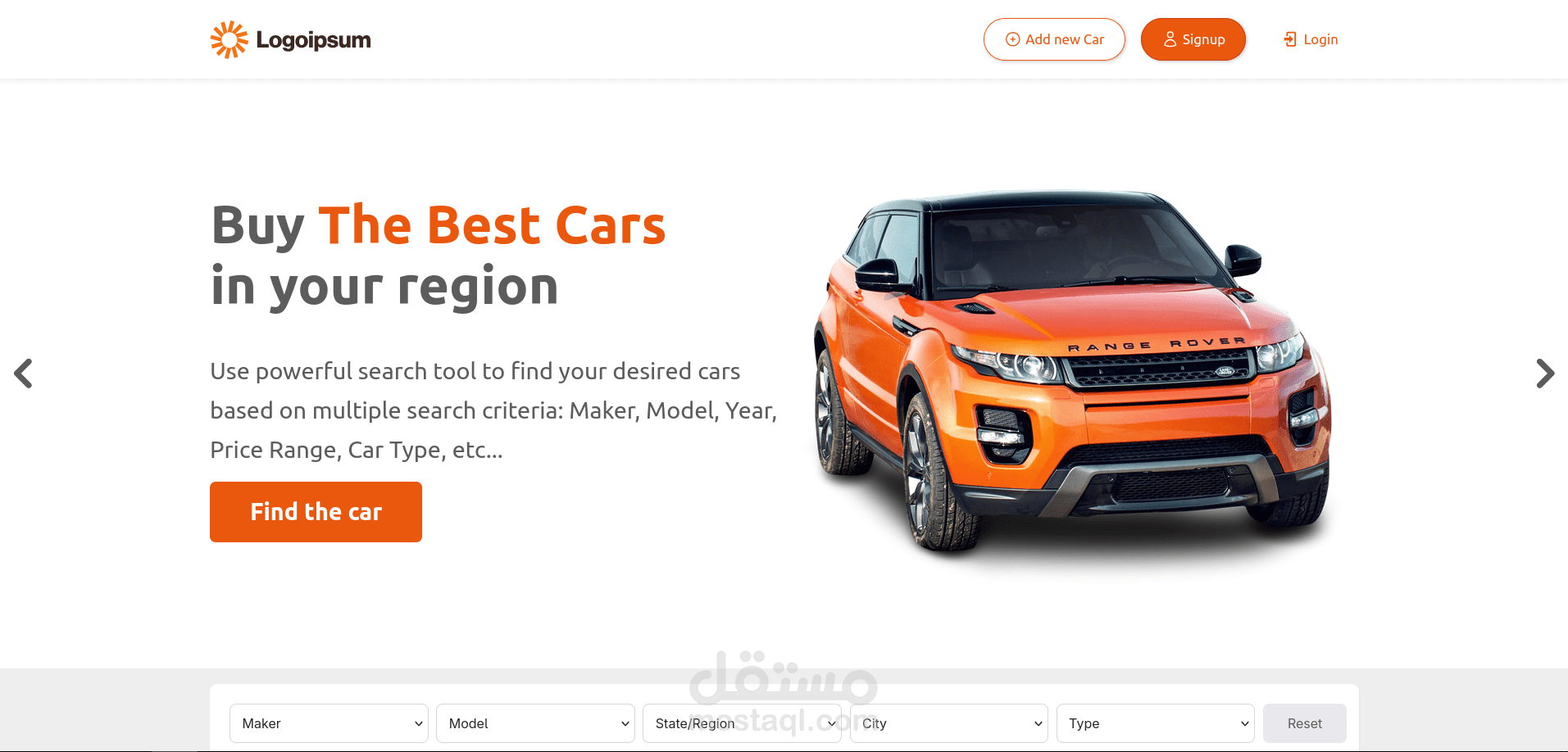 Caripsum - منصة متكاملة لبيع وتجارة السيارات