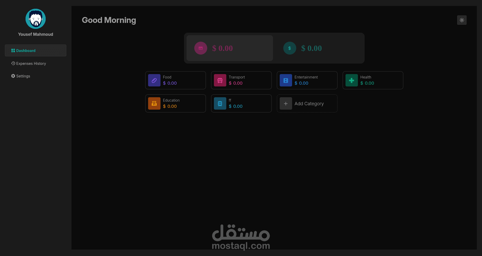 Expenses Tracker