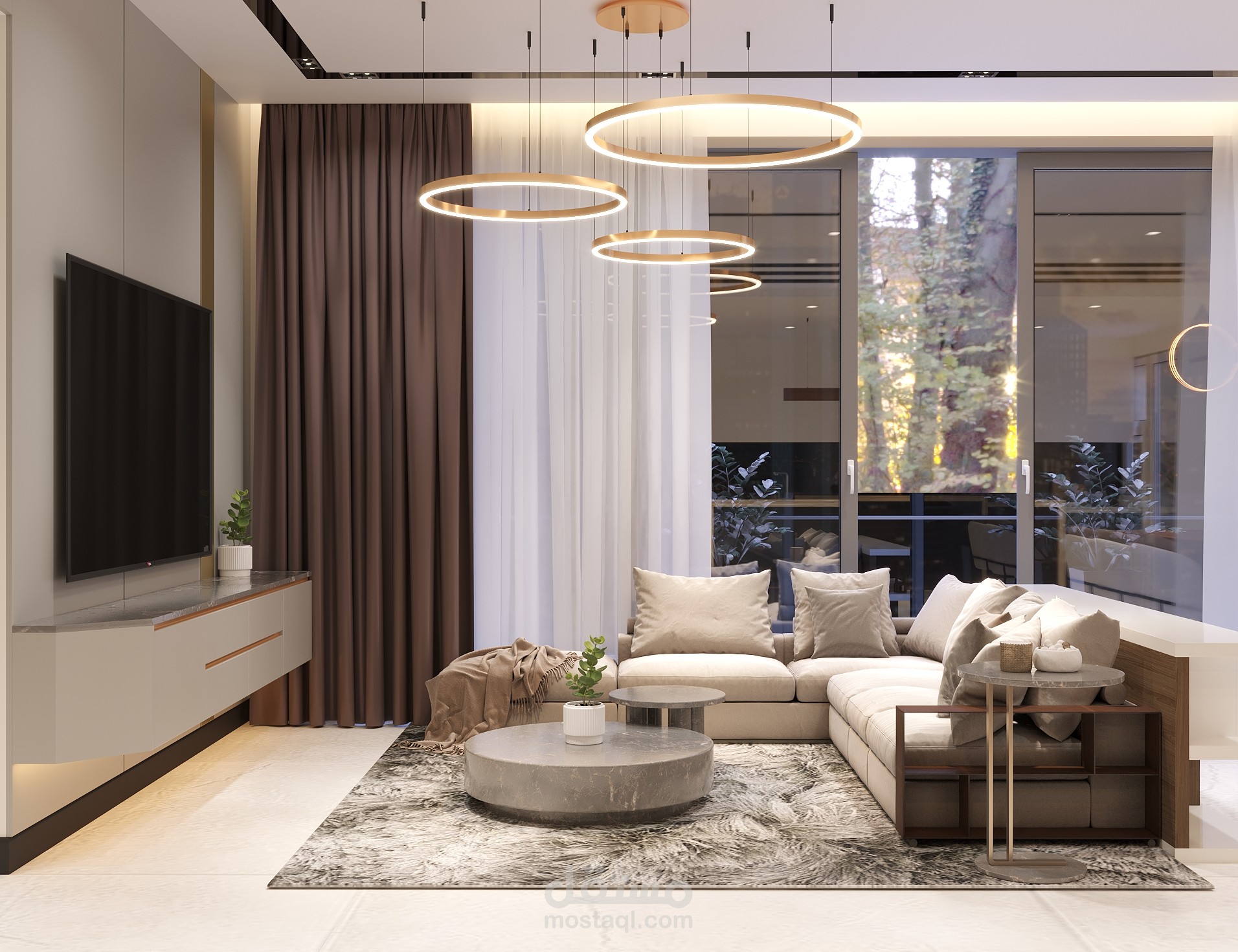 تصميم شقة سكنية