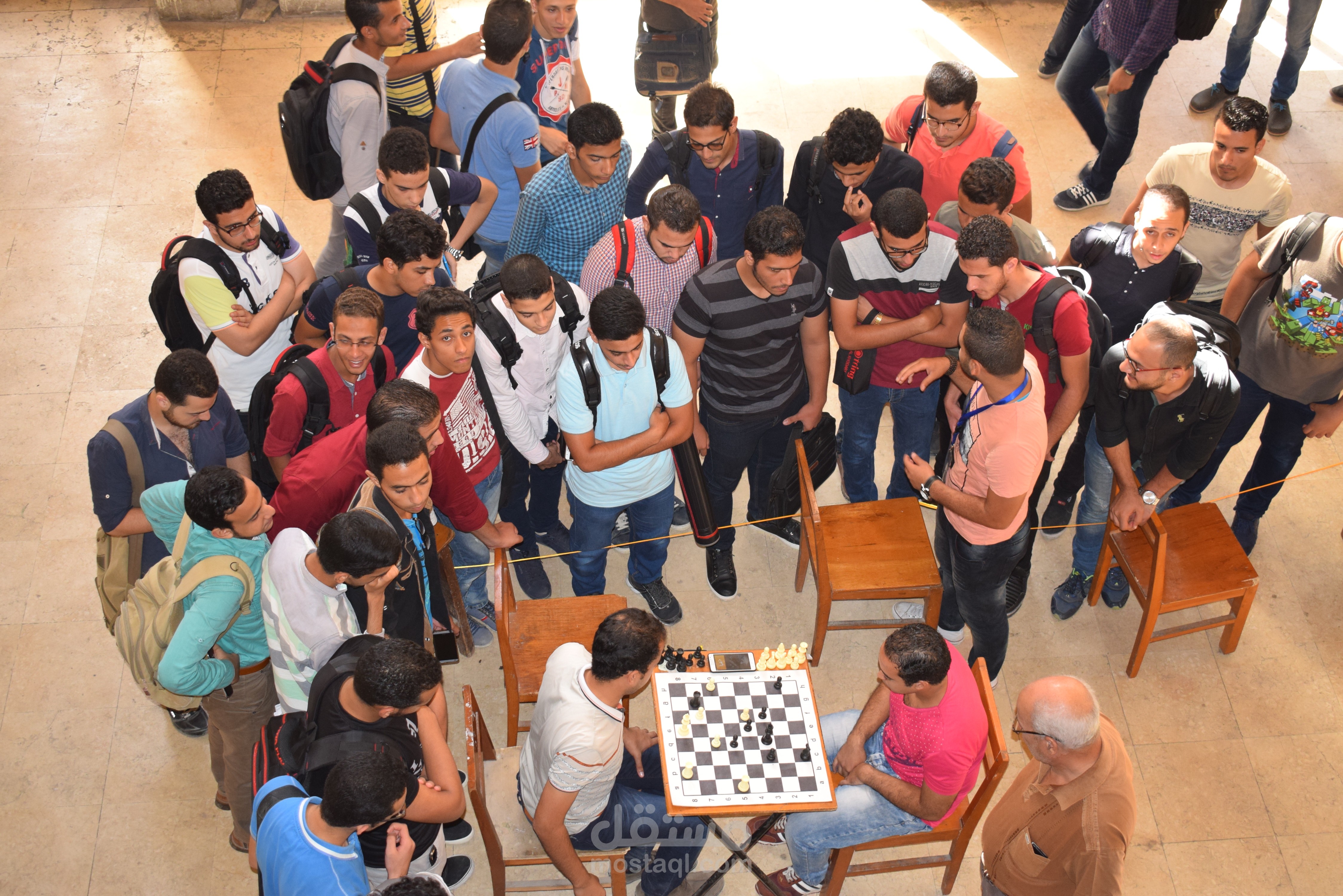 فيديو لبطولة الشطرنج في كلية الهندسة