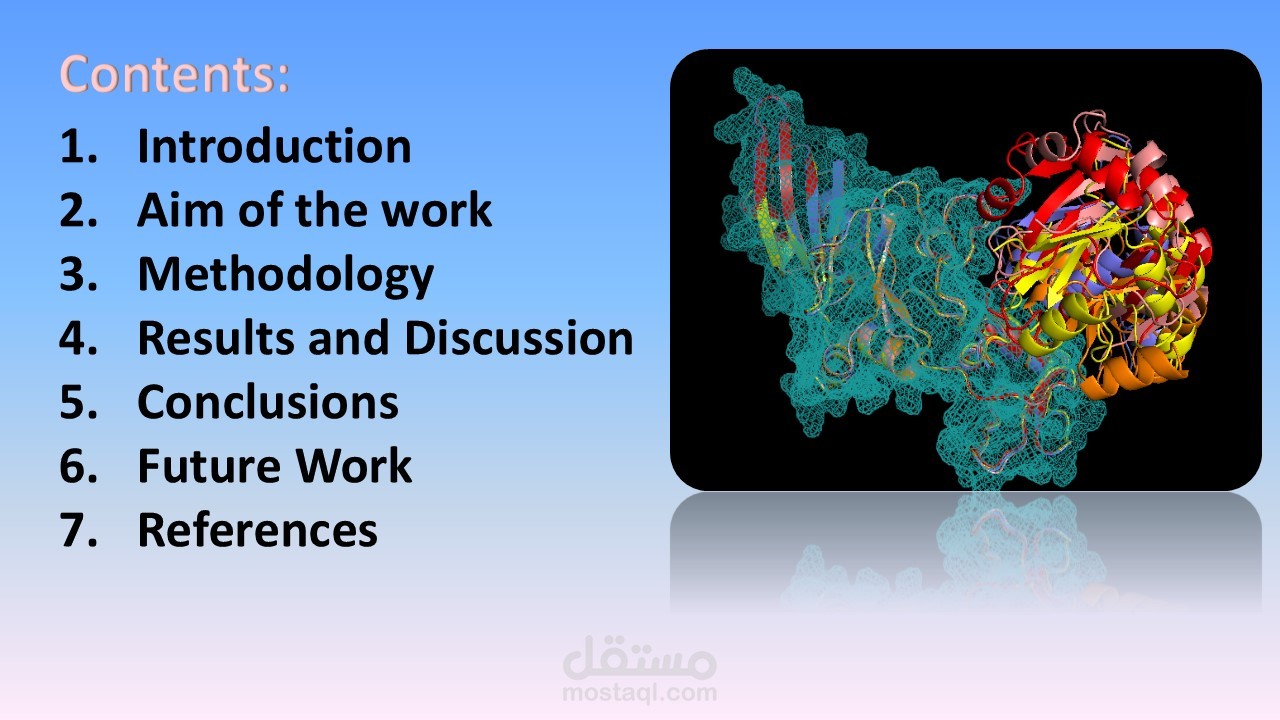 عرض تقديمي بعنوان : Studying RhsP2 protein as a new antibacterial toxin