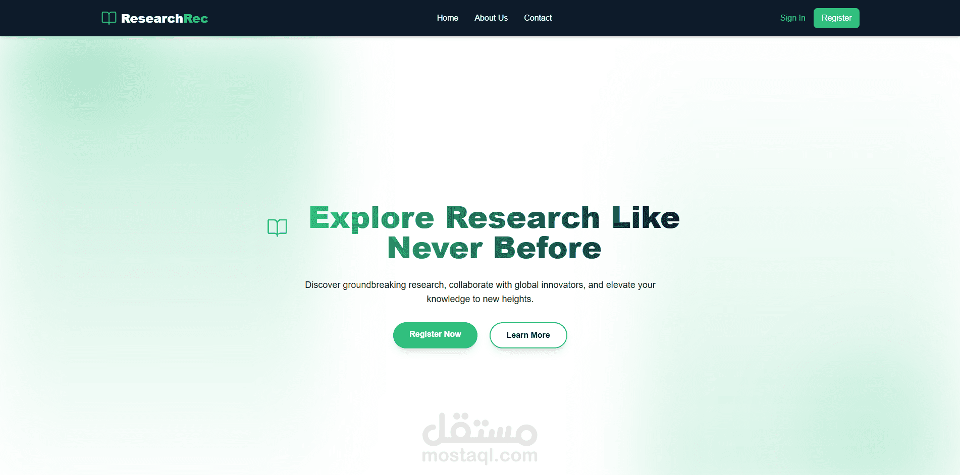 منصة توصية ذكية للمقالات العلمية