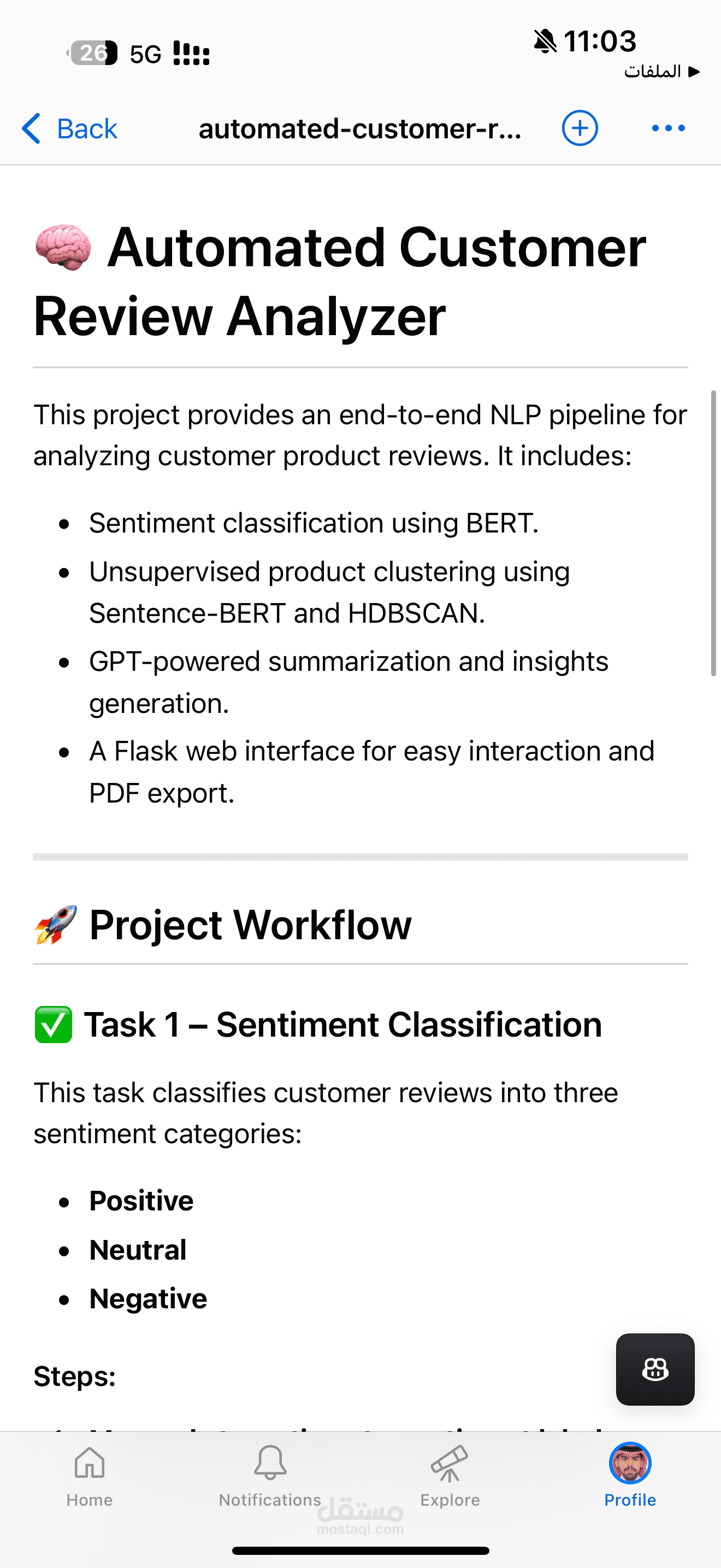 Product Review System Powered by NLP Models