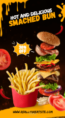 صناعة إعلان فيديو (Reel) احترافي لمطعم برجر - تسويق بصري