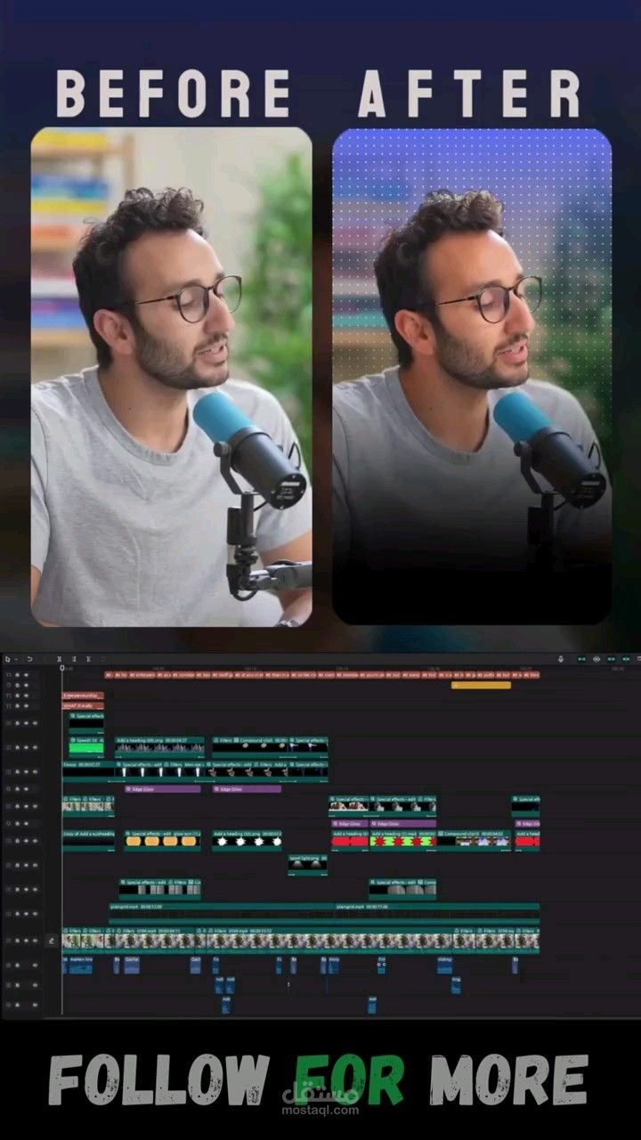 بتقدم محتوى تعليمي، ترفيهي، جيمينج أو فلوجات… أنا هنا عشان أدي لفيديوهاتك الشكل اللي تستحقه.