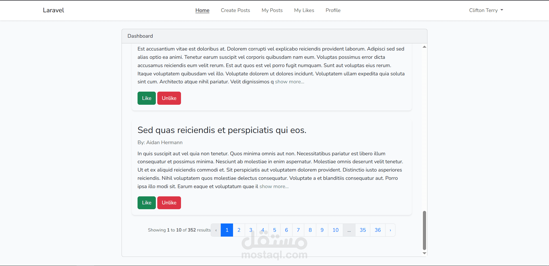 Social app | Backend | Laravel