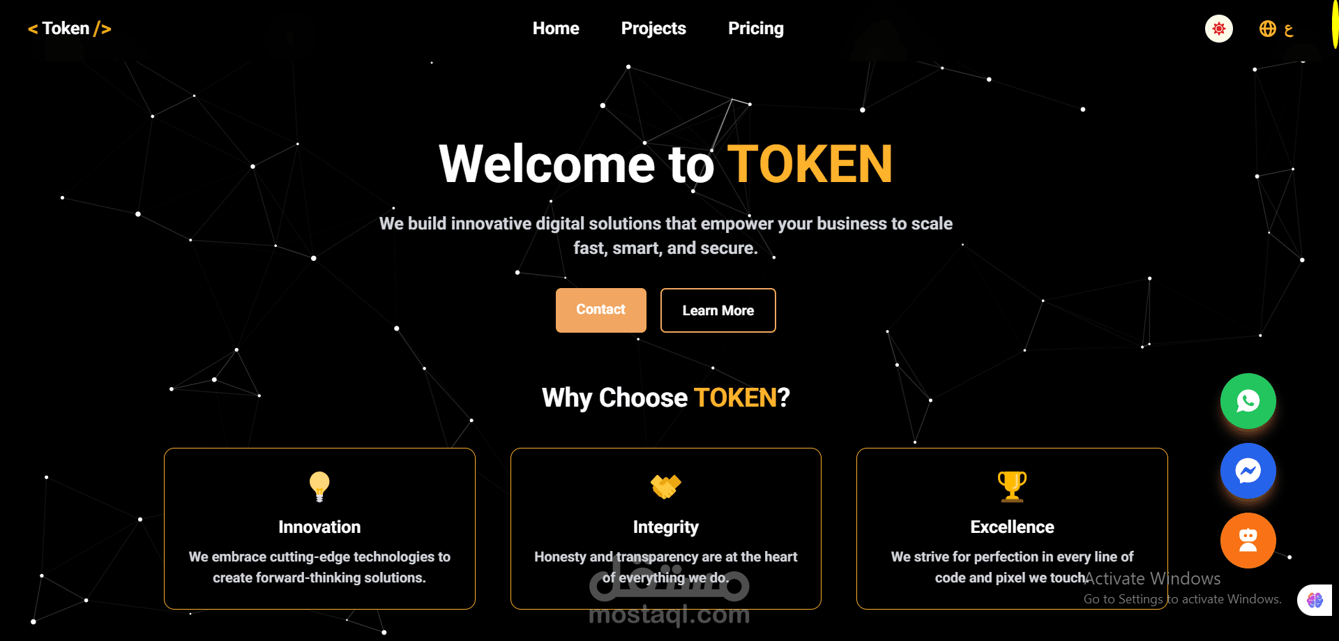Programmin compony website