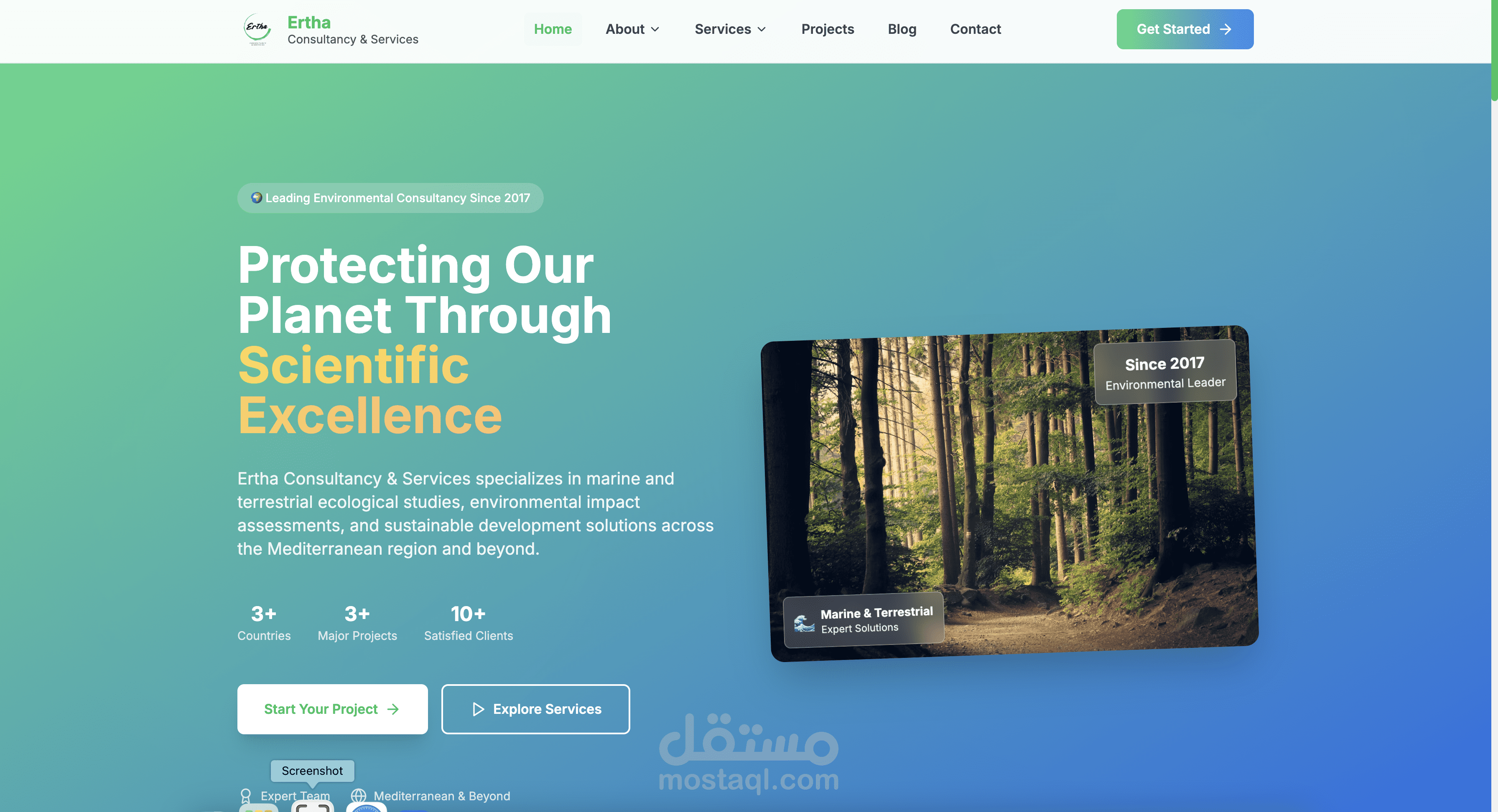 ertha-consultancy website