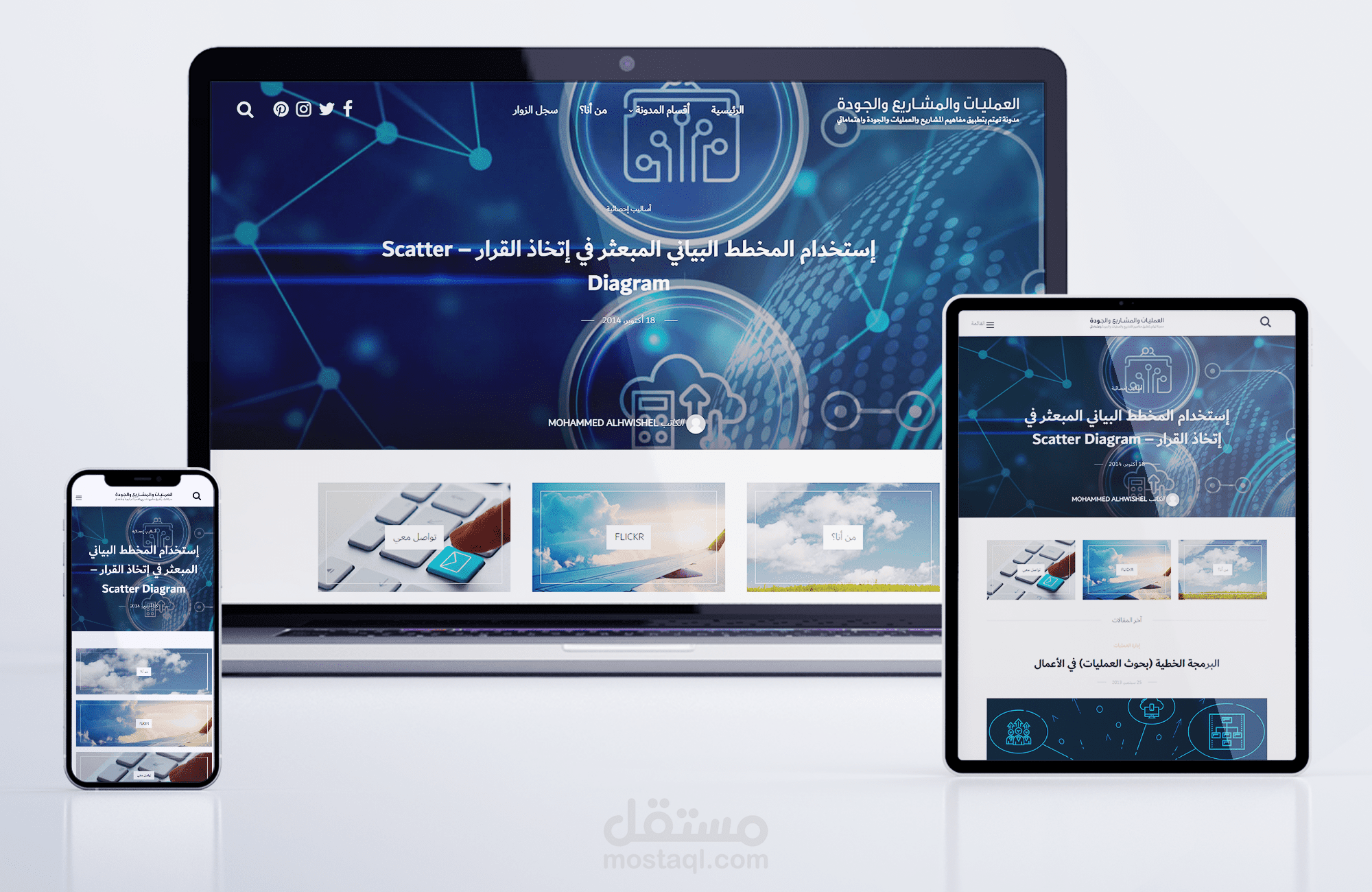 مدونة العمليات والمشاريع والجودة