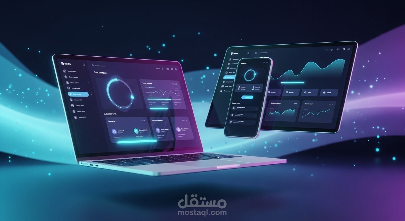 مشروع ويبسايت (Dashboard احترافي SaaS)