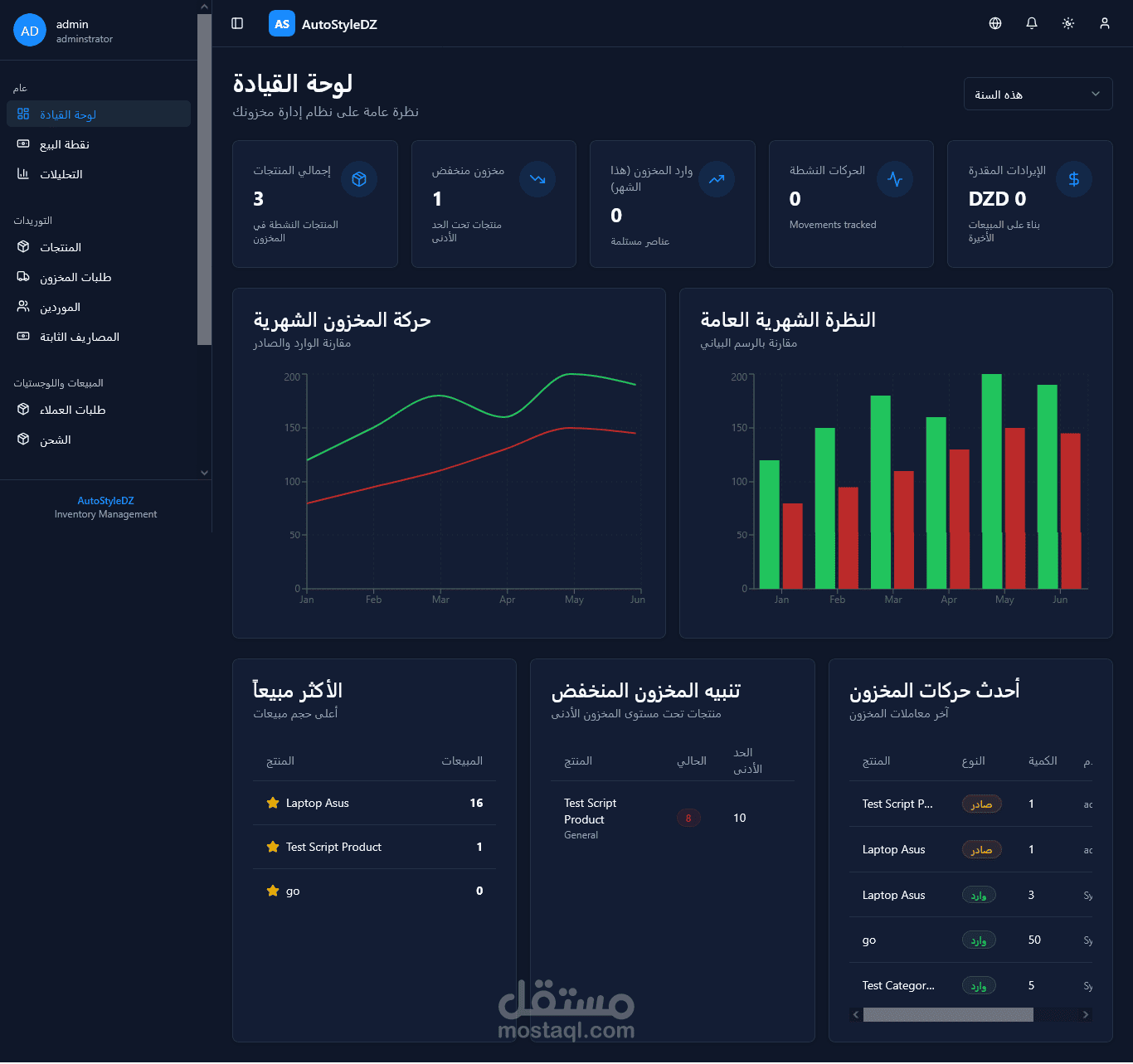 نظام ERP وPOS متكامل