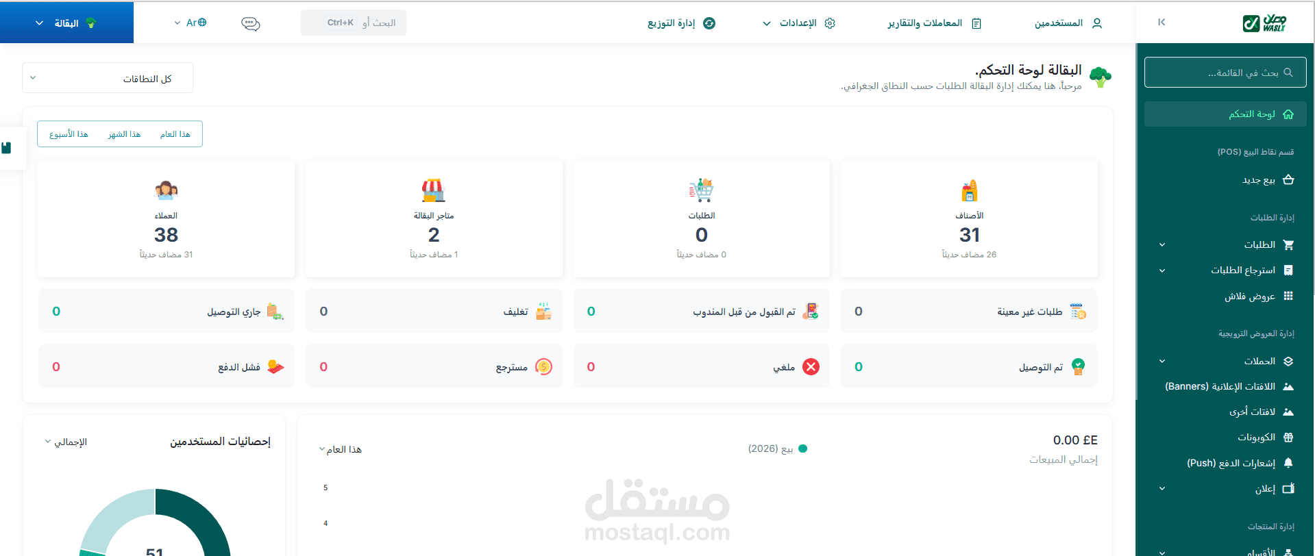 WaslX Mart app for displaying products and delivering orders to homes