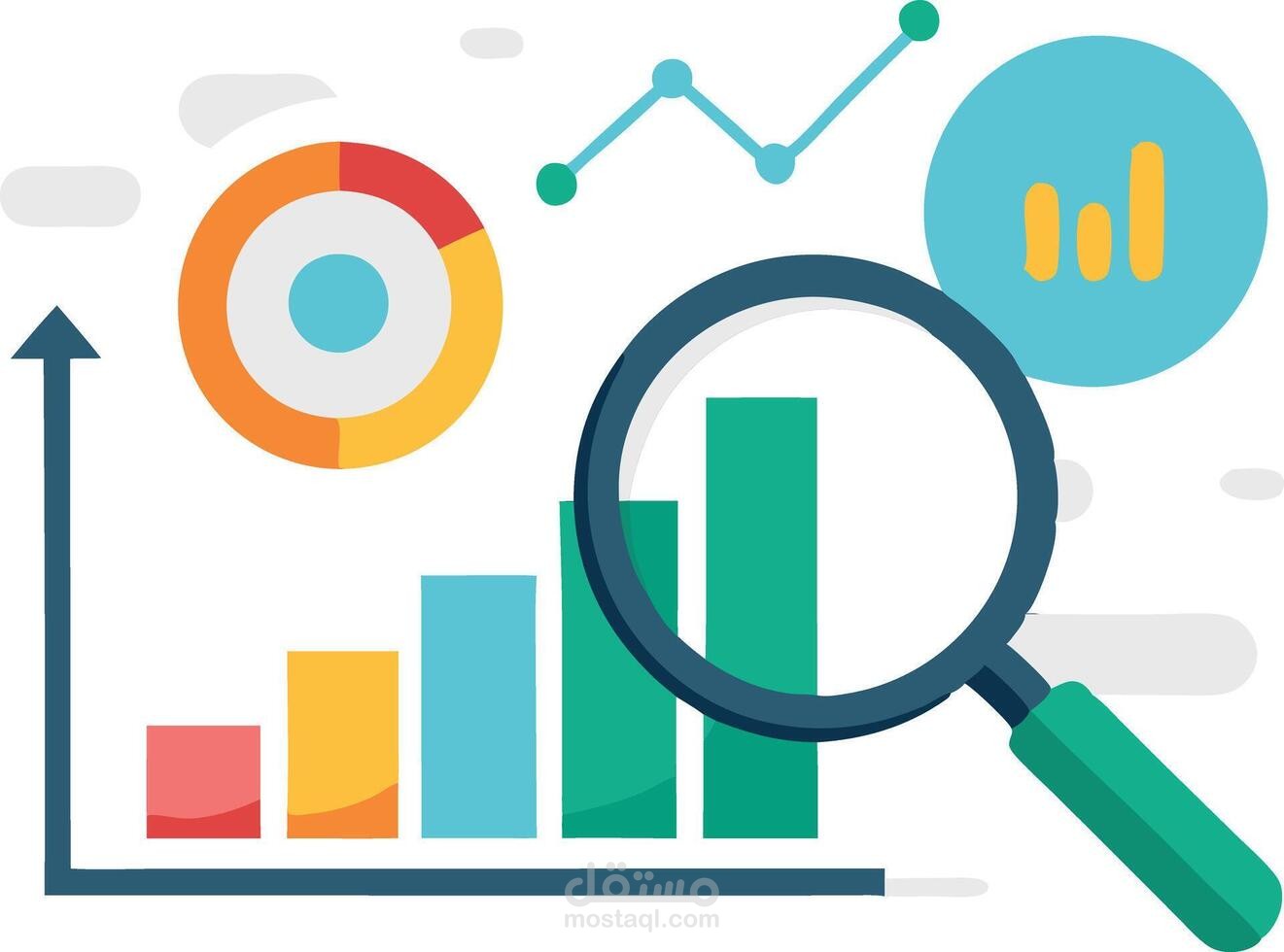 مشروع data analysis و visualization باستخدام لغه بايثون فقط لتحليل التسويق الاونلاين لسوق محدد