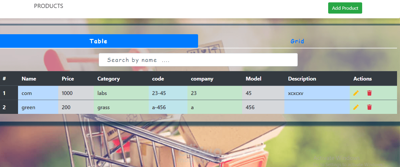 crud website