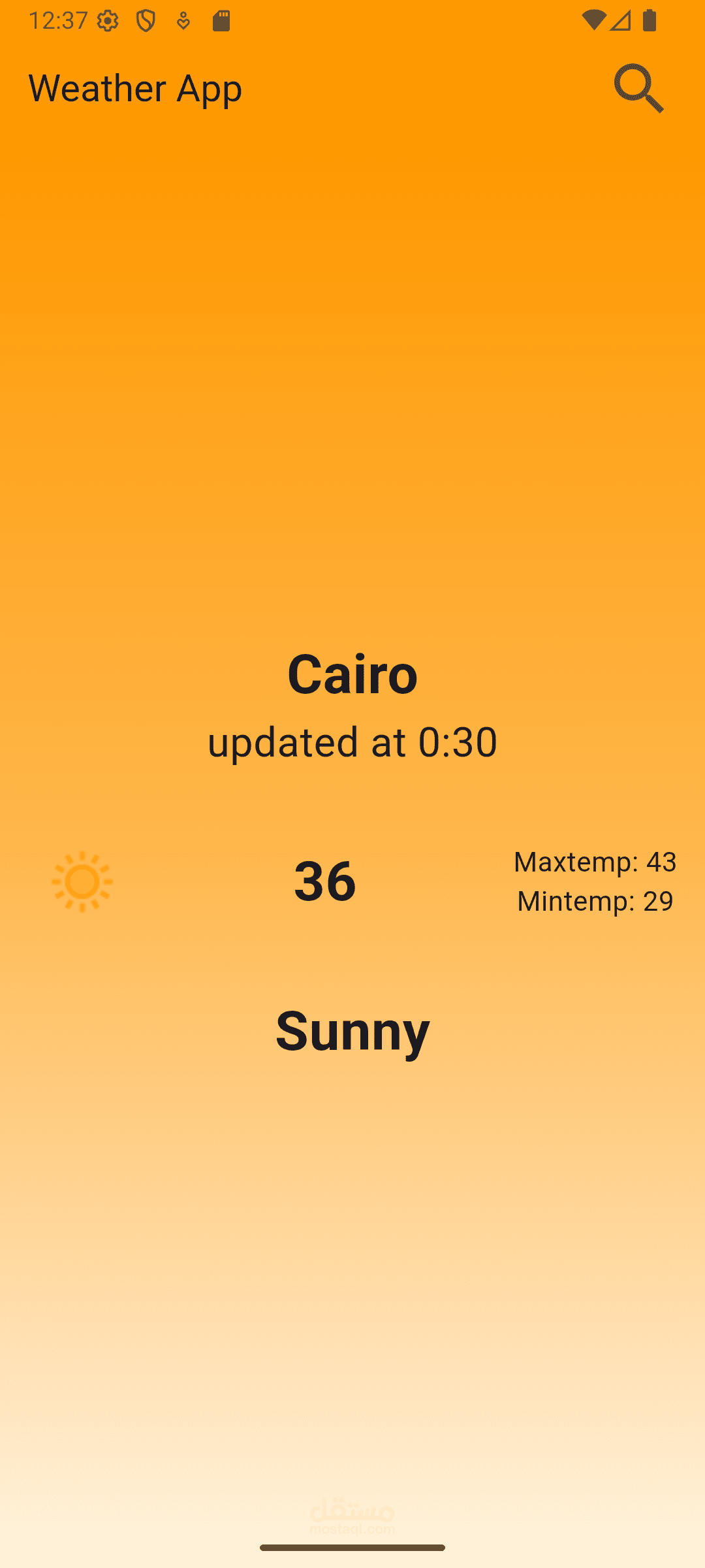 weather app