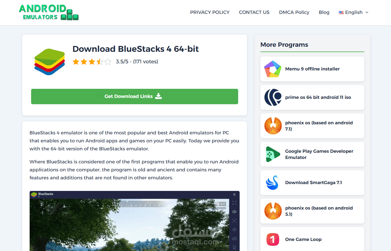 Android Emulators Site
