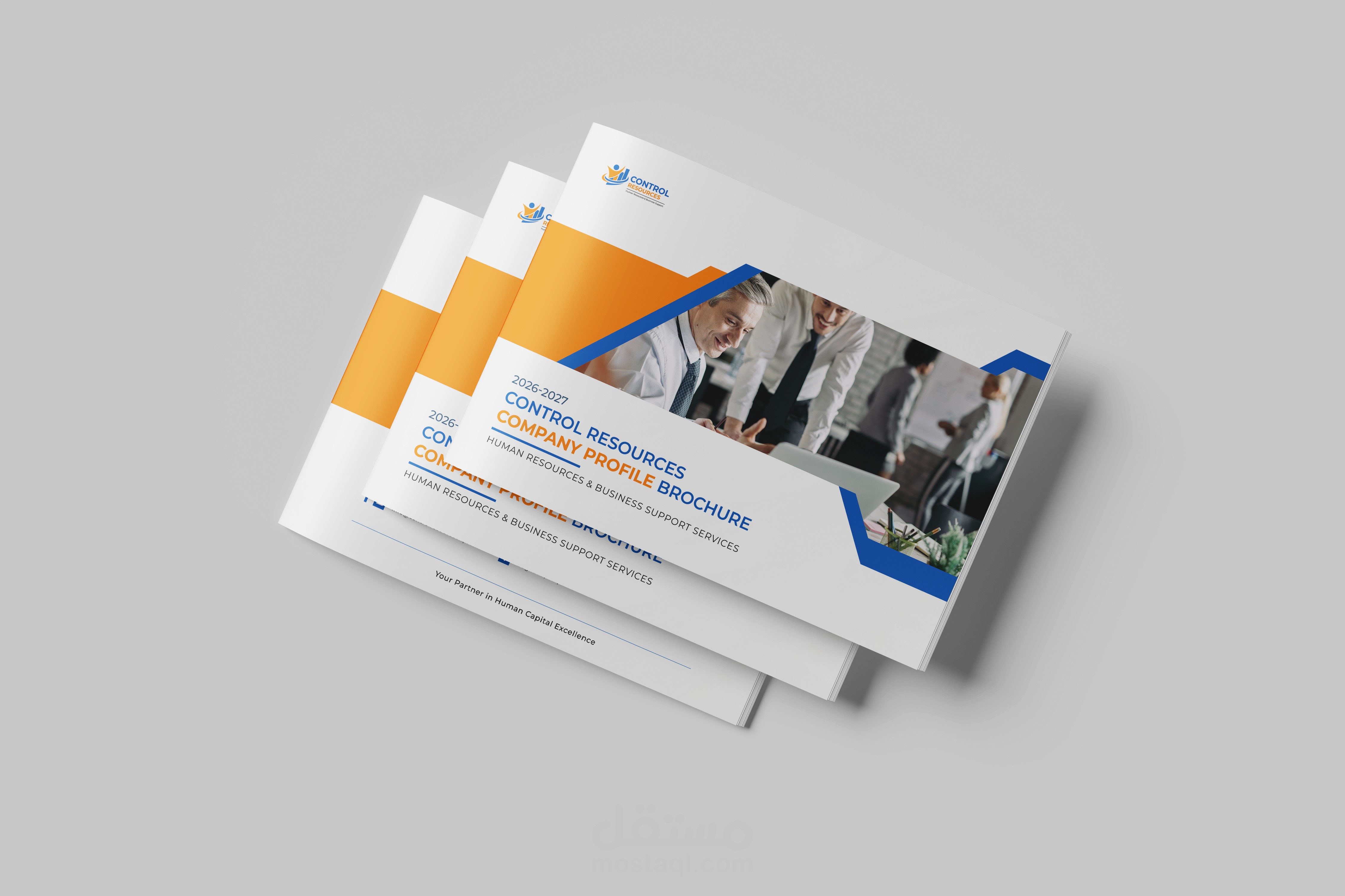تصميم بروفايل احترافي لشركة خدمات الموارد البشرية ودعم الأعمال – Control Resources
