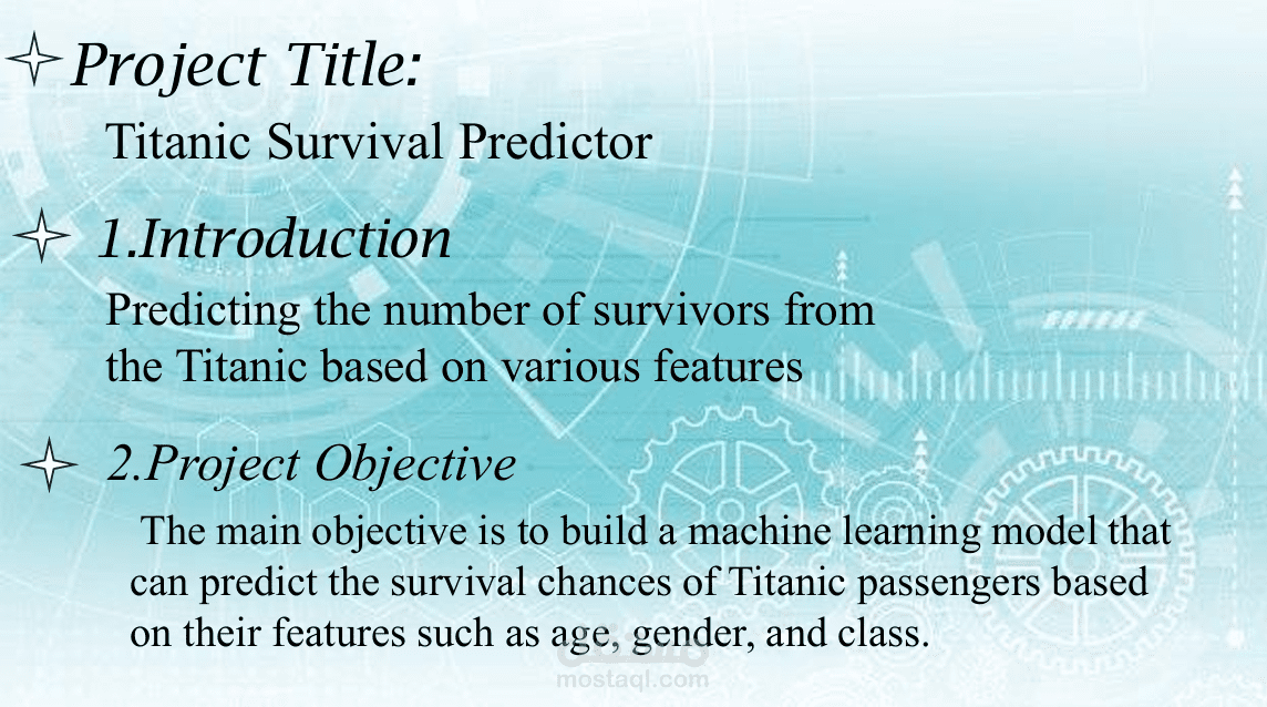 كتابه Project Proposal