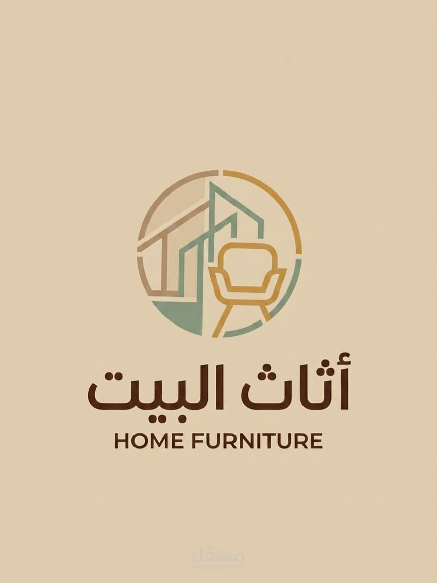 تصميم شعار مودرن الي شركه اثاث