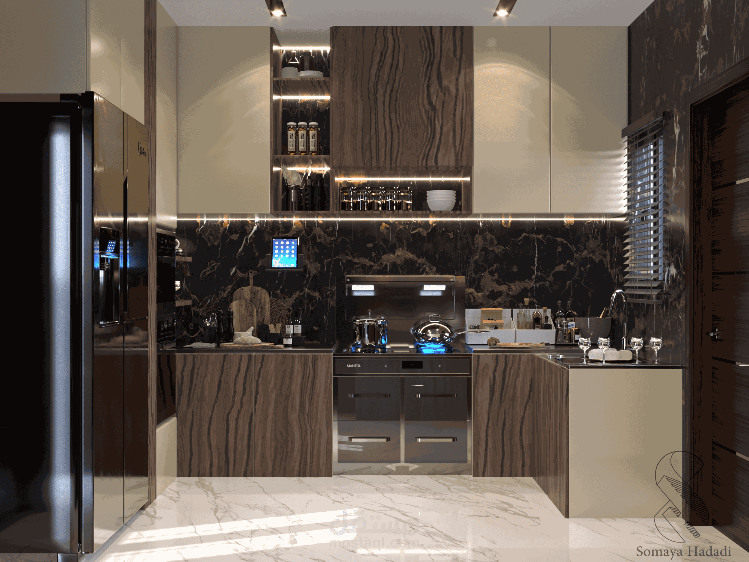 تصميم مطبخ مودرن