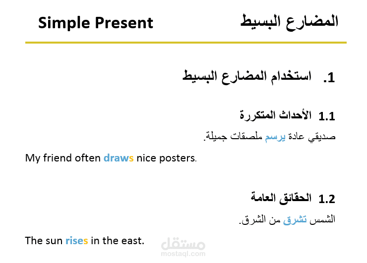 ترجمة دروس تعليم لغة انجليزية