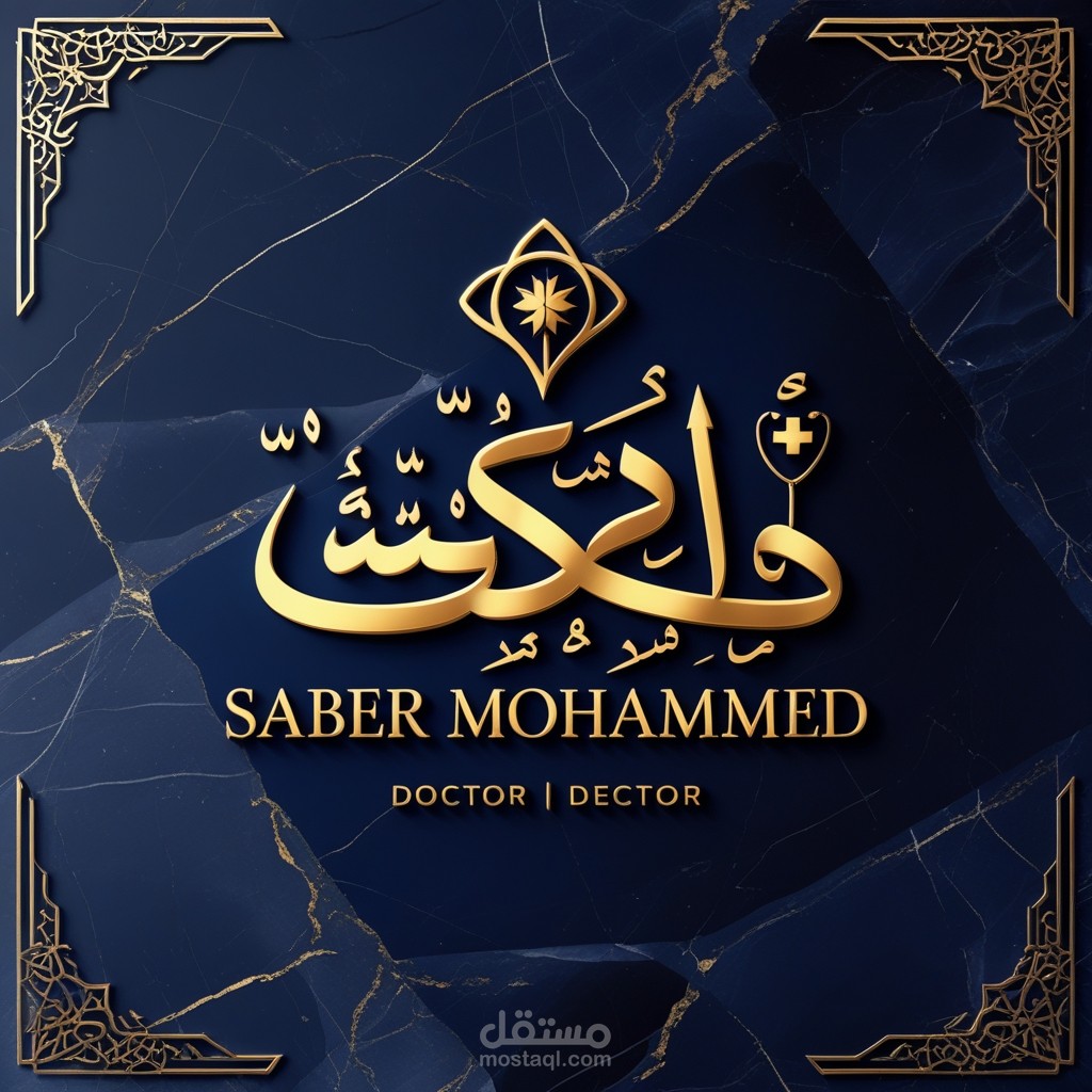 شعار بخط عربي راقي وحديث