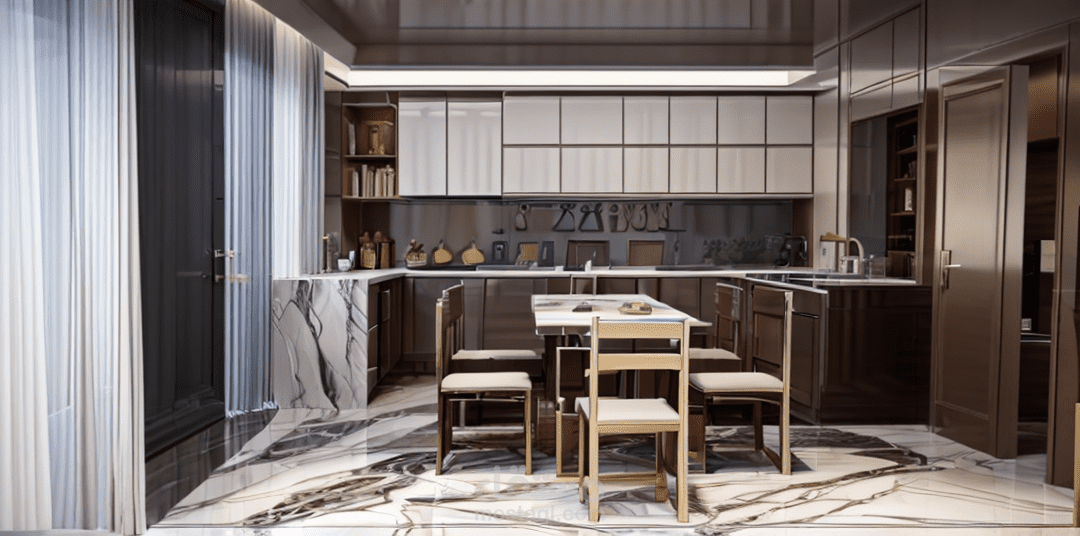 تصميم داخلي لمطبخ