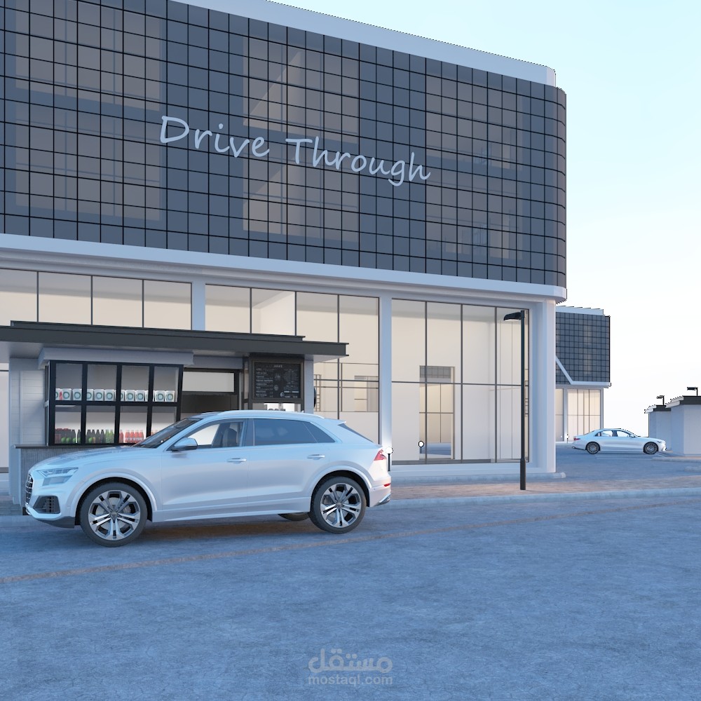 تصميم مقترح مبنى تجاري سكني