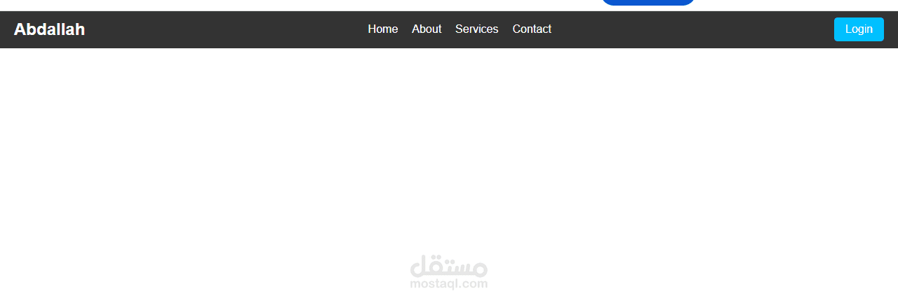 صفحة ويب  ثانية باستخدام لغة HTML-CSS