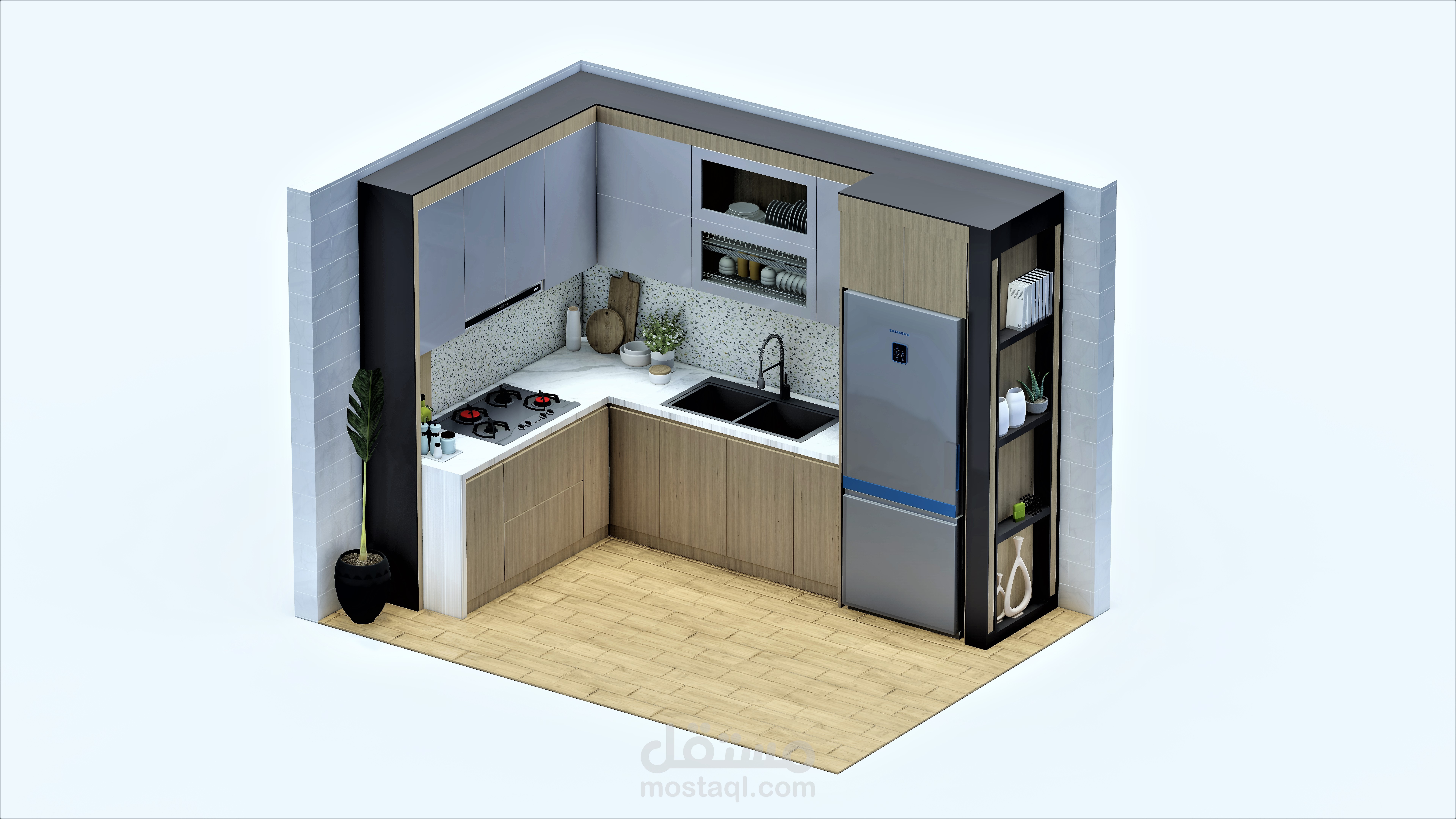 تصميم مطبخ