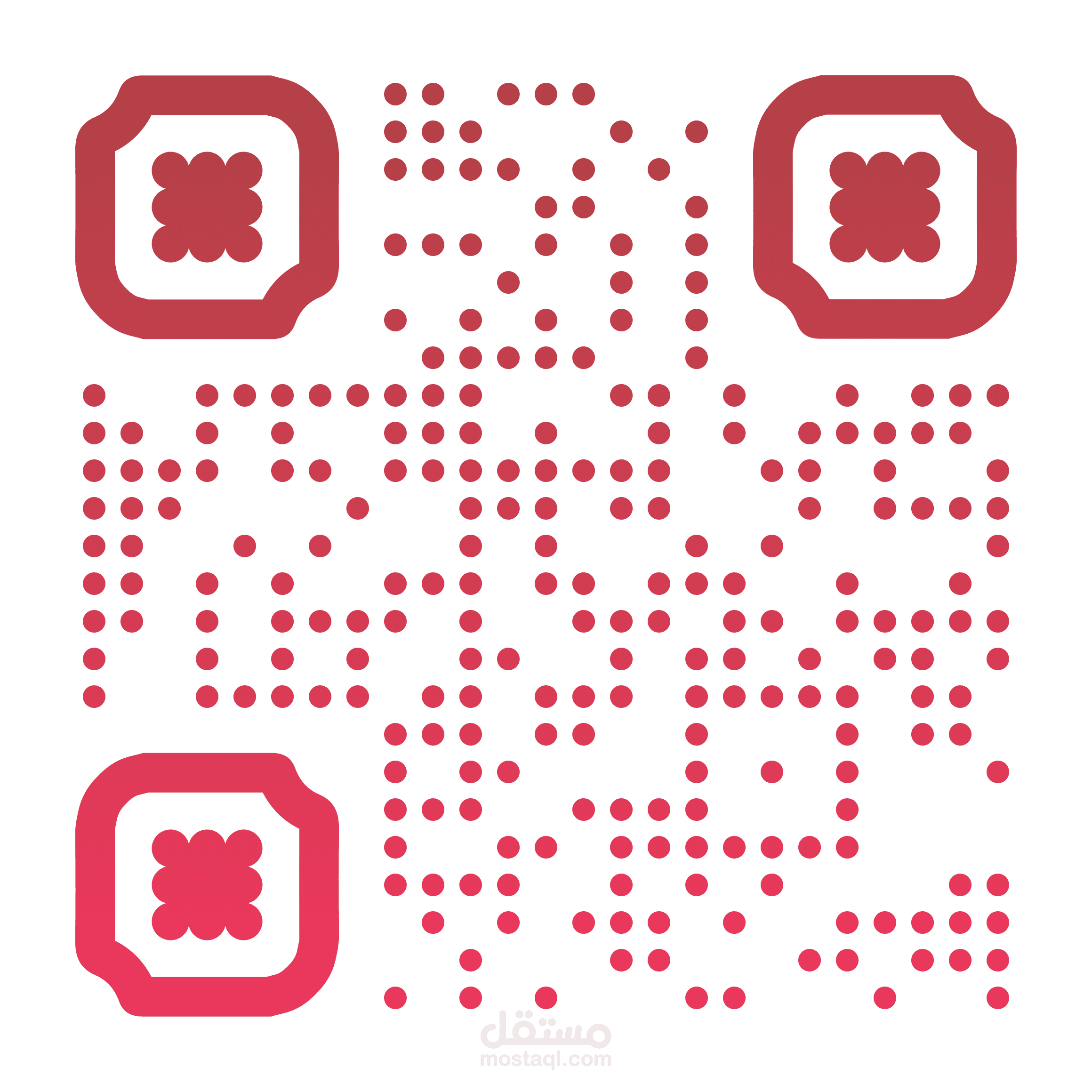 عمل qrcode لموقع pinterest